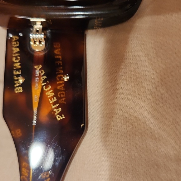 BALENCIAGA Paris D-Frame Sunglasses Havana Brown - Picture 7 of 7